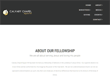 Tablet Screenshot of calvarychapelsignalhill.com
